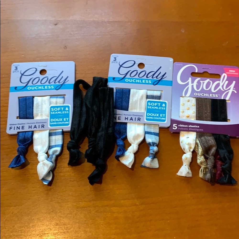 NWT Goody Ouchless Fine Hair ties 14 total